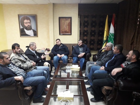 حزب الله يلتقي القوى الفلسطينية في الجنوب