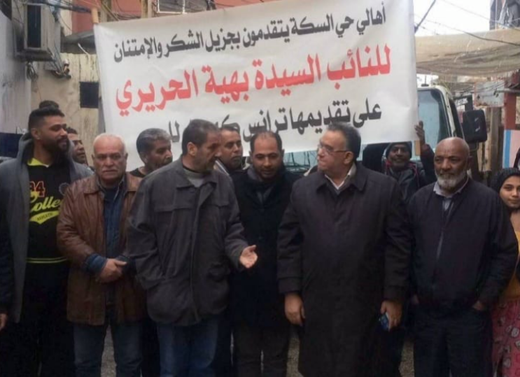 الحريري تعيد التيار الكهربائي إلى حي السكة