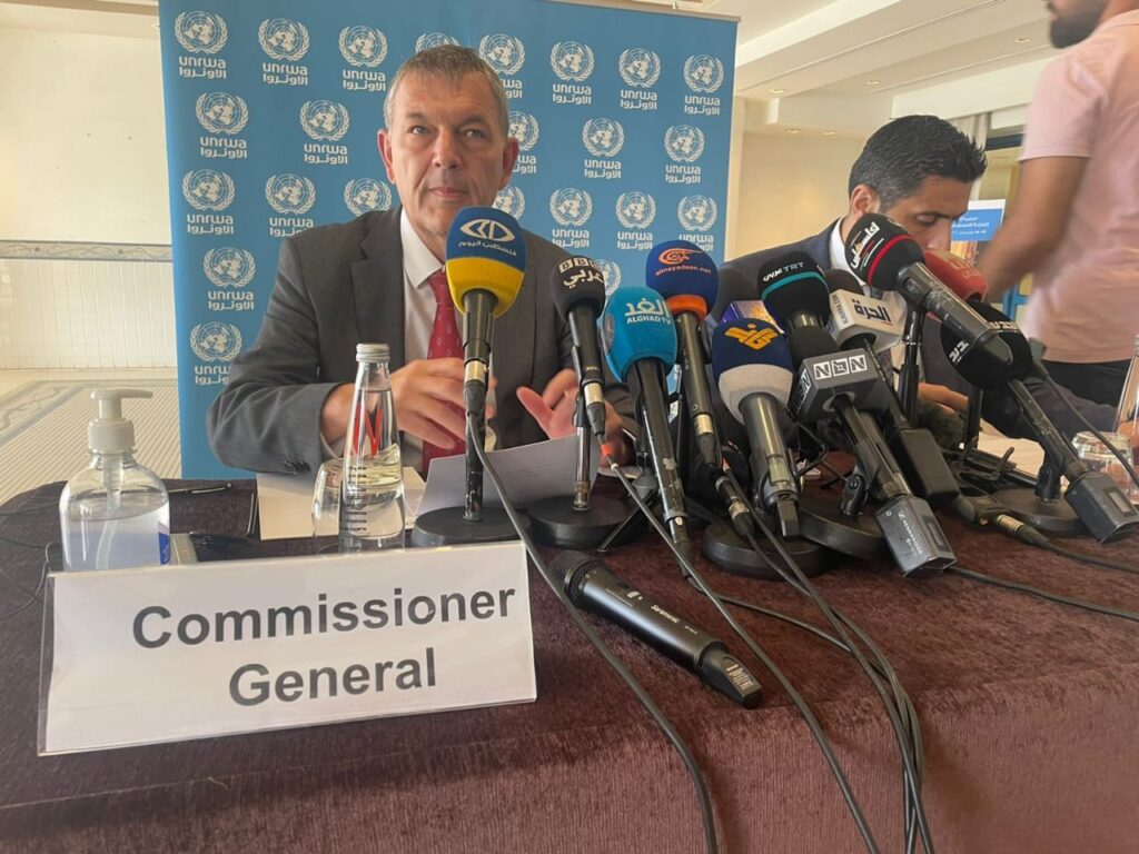 لازاريني يحذر من التآكل التدريجي لخدمات الأونروا