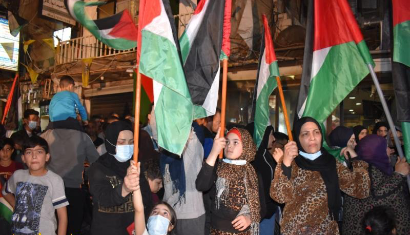 مخيمات لبنان تنتفض نصرة للقدس