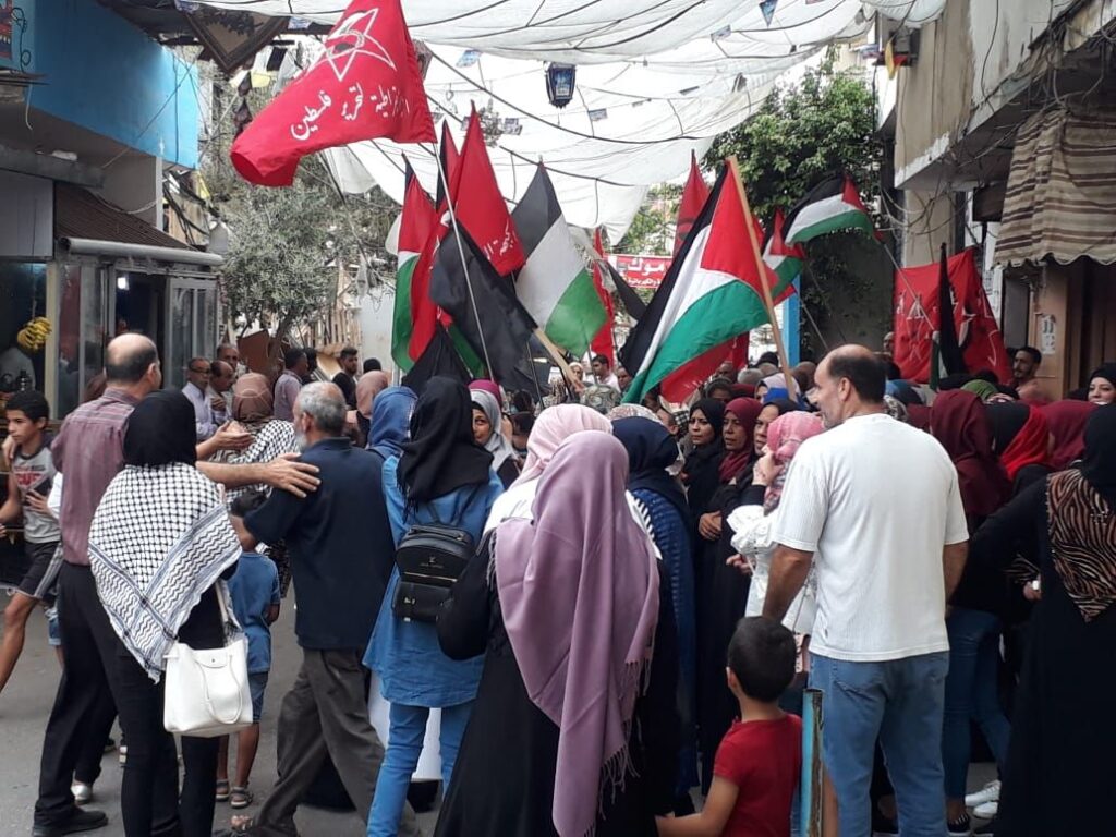 إعتصام للديمقراطية في عين الحلوة رفضا لقومية الدولة