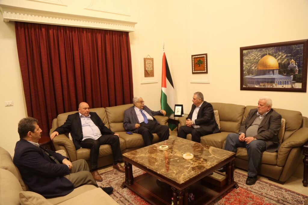 بشور يبحث مع دبور وأبو العردات إنعقاد منتدى العدالة لفلسطين في يوم الأرض