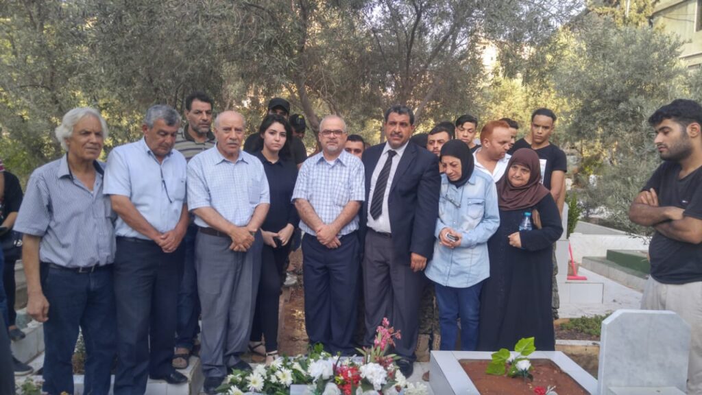 الديمقراطية تؤبن مسؤولها في برج البراجنة