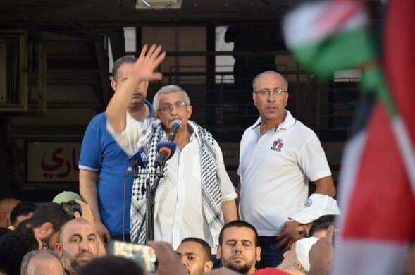 مظاهرة حاشدة في صيدا لتأييد حق الفلسطينيين في العمل