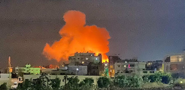 حماس: حريق البرج الشمالي ناجم عن تماس كهربائي