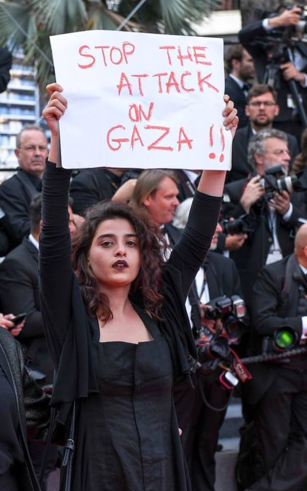 عيسى تتضامن مع غزة في “كان”