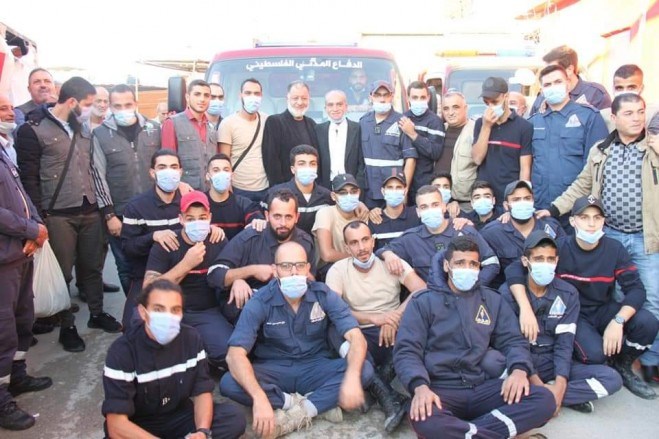سيارة إطفاء جديدة لفوج الدفاع المدني في عين الحلوة