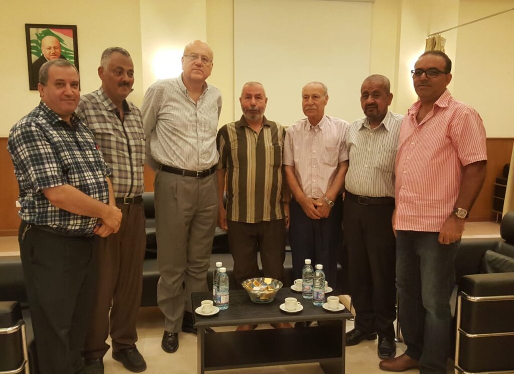 فتح تبحث المستجدات الفلسطينية مع ميقاتي