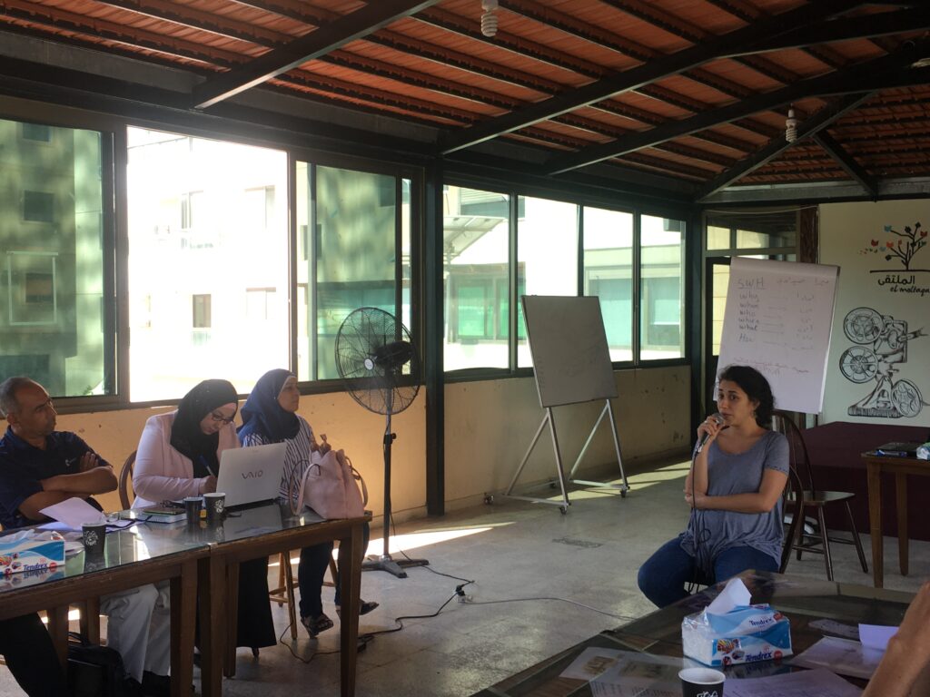 صيداوي تدعو إلى مسارح في مخيمات اللاجئين