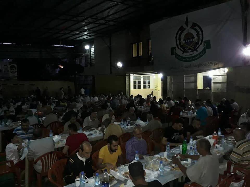 حماس تنظم افطارها السنوي في البرج الشمالي
