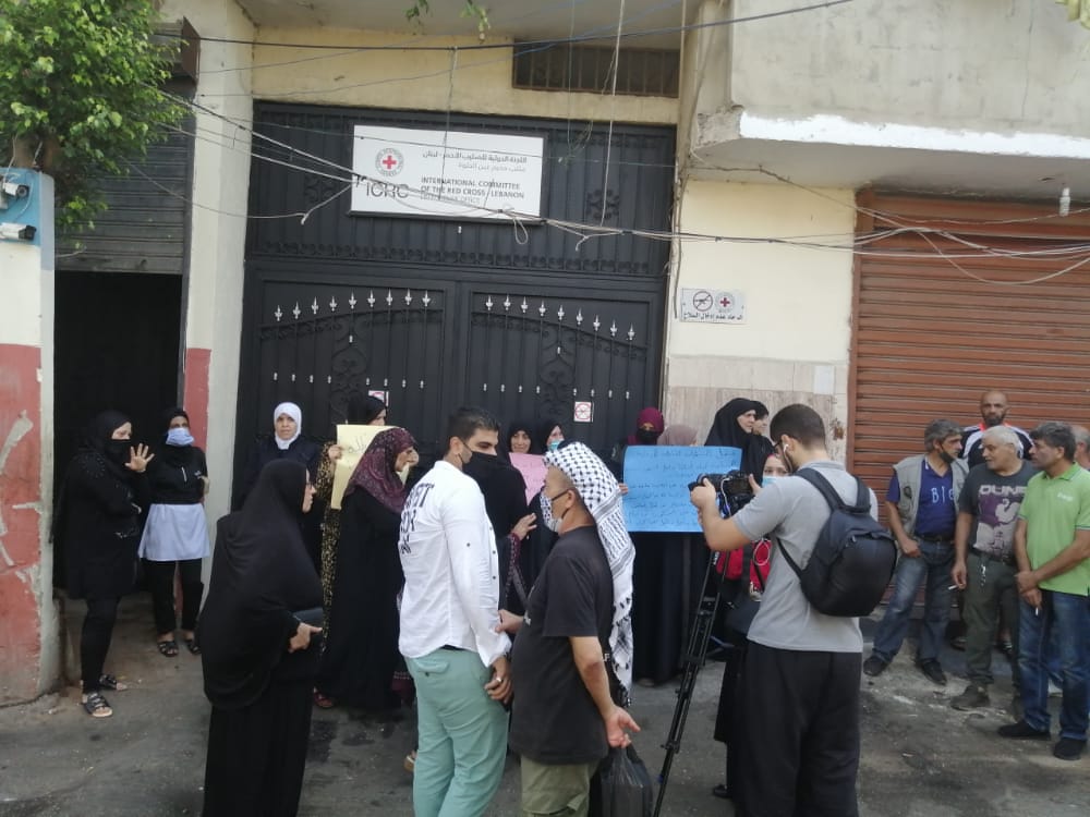 إعتصام لأهالي سجناء رومية في عين الحلوة