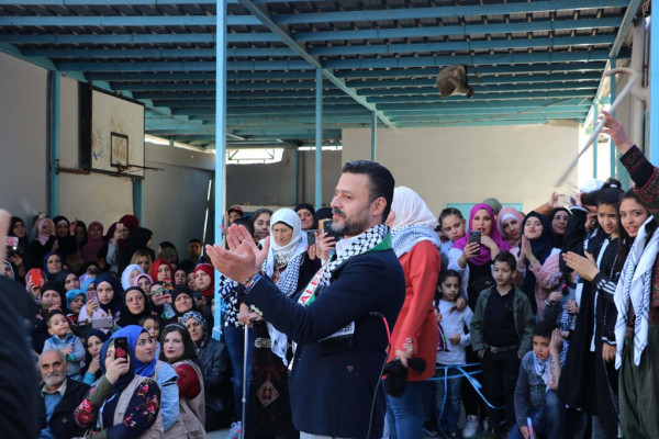 حفل غنائي لعمار حسن في مخيم الجليل