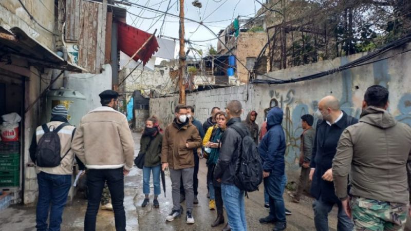 وفد ألماني في شاتيلا