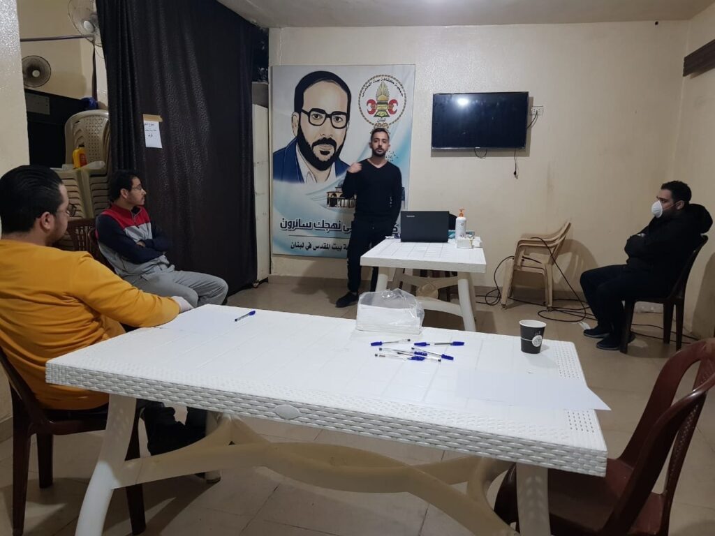 ورشة تدريبية لمكافحة الكورونا في شاتيلا