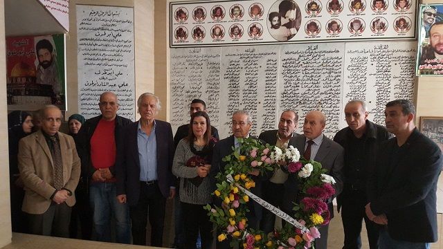 خالد يبحث أوضاع اللاجئين في شاتيلا