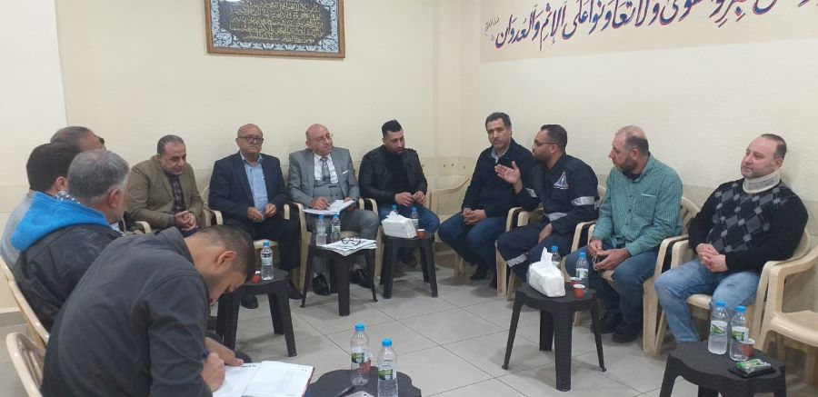 إجتماع في عين الحلوة لبحث الوقاية من الكورونا