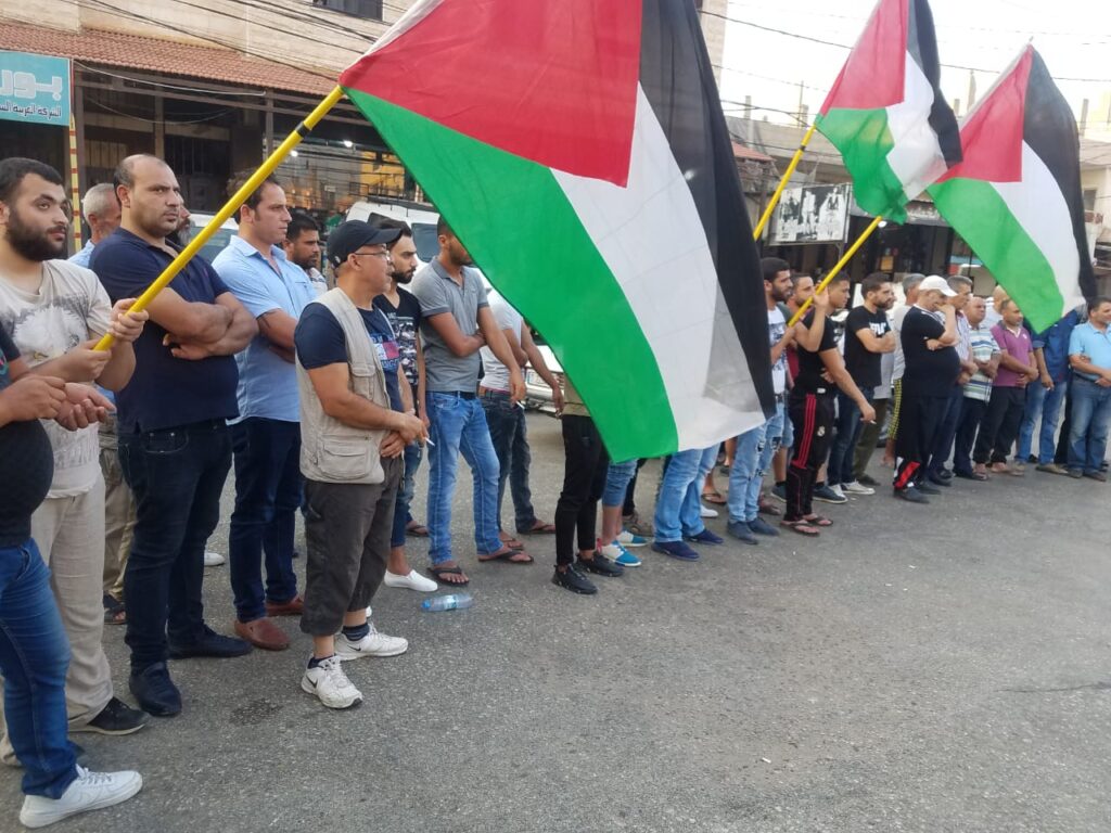 إعتصام للإسراع في إعمار مخيم نهر البارد