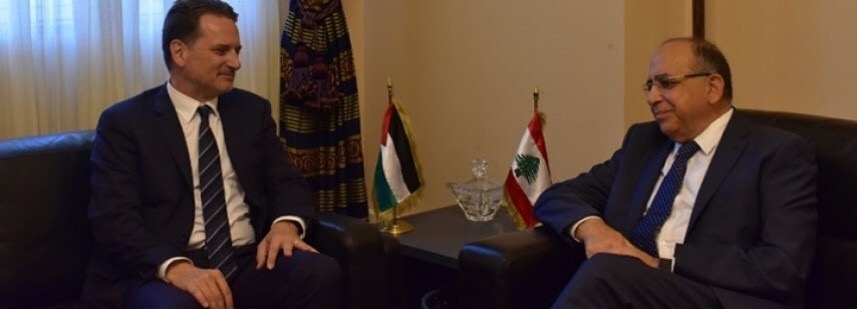 منيمنة يؤكد لكرينبول دعمه للأونروا وهيئة العمل أنجزت مشروع حقوق الفلسطينيين