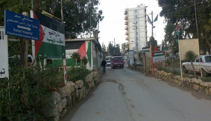 إغلاق المدخل الشمالي لمخيم البداوي