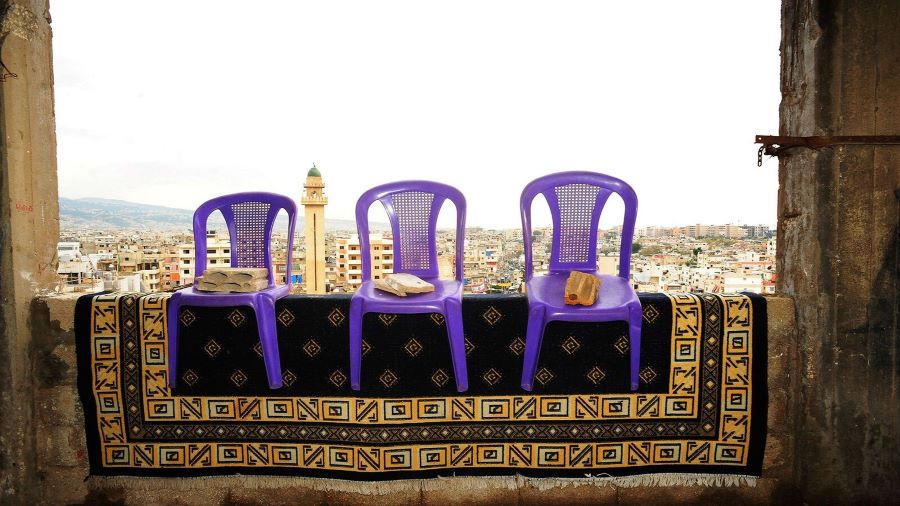 معرض لعوز المخيمات الفلسطينية في صور قساطلي