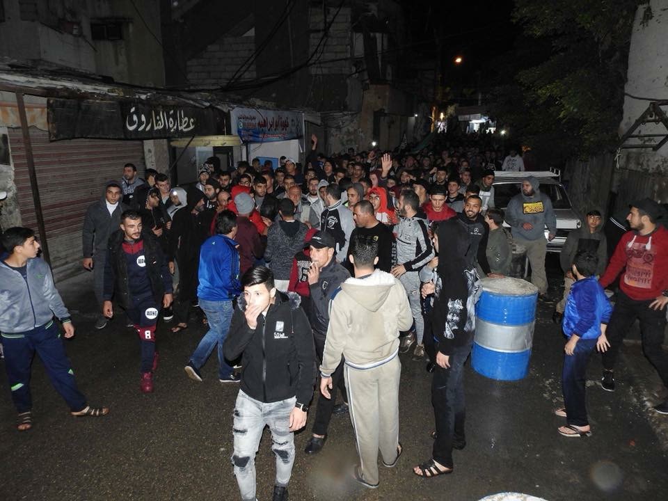 مظاهرات في عين الحلوة والمية ومية للتنديد بالسياسة الامريكية