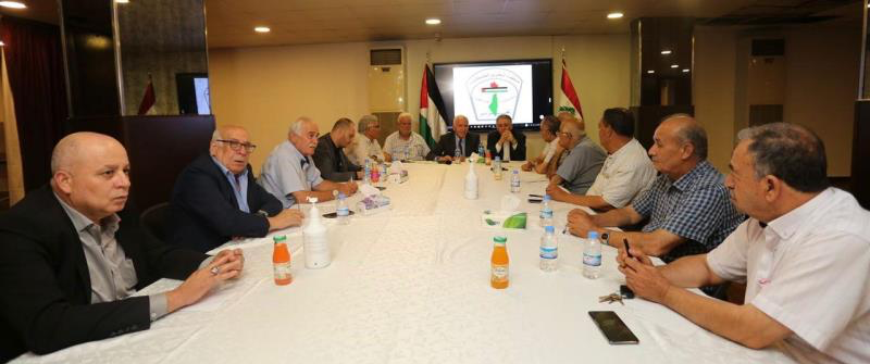 الأحمد يبحث أوضاع المخيمات في لبنان