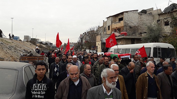 تشييع عبدالرحيم إلى مثواه الأخير في جرمانا
