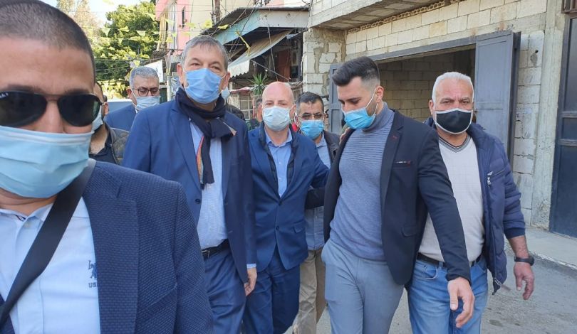 لازاريني يعد ببحث أوضاع فلسطينيي لبنان مع الدول المانحة