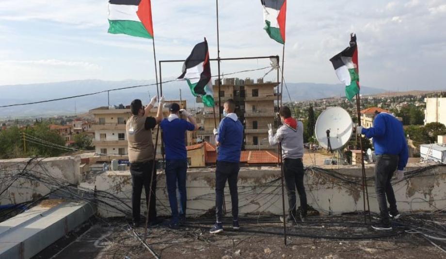 أعلام فلسطينية على أسطح مخيمات لبنان في ذكرى النكبة