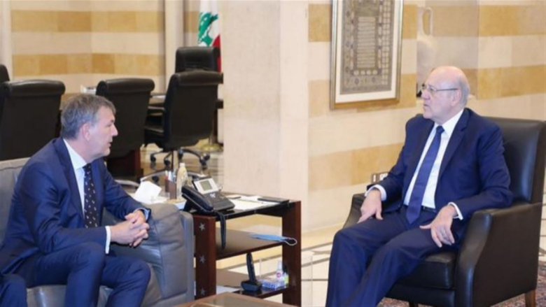 ميقاتي ولازاريني يبحثان أوضاع اللاجئين