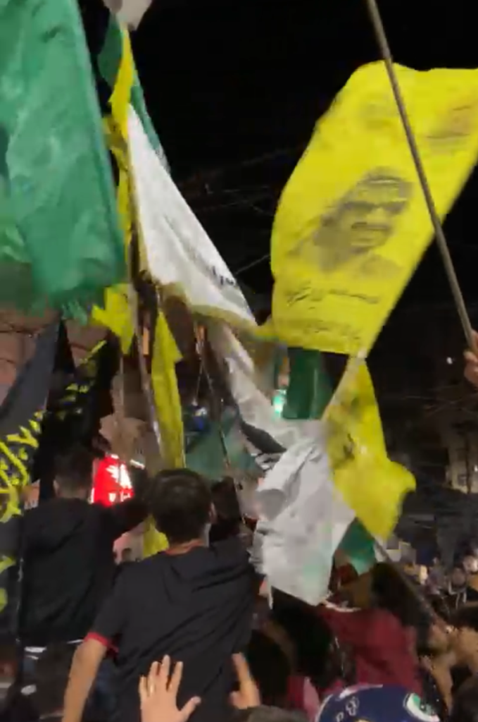 حواجز محبة في مخيمات لبنان إحتفاء بعملية تل ابيب