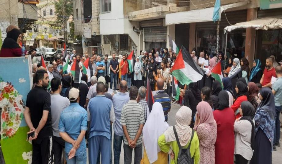 تحرك إحتجاجي أمام مقر الأونروا في برج الشمالي اليوم