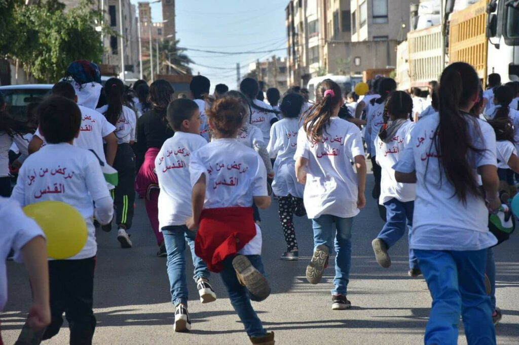 ماراثون للأطفال في برج البراجنة