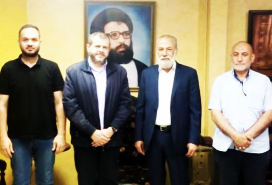 المقدح يؤكد وقوفه إلى جانب المقاومة اللبنانية