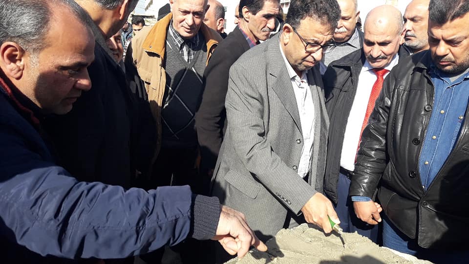 عبد العال يضع حجر الأساس لإعمار العقار 39 في نهر البارد