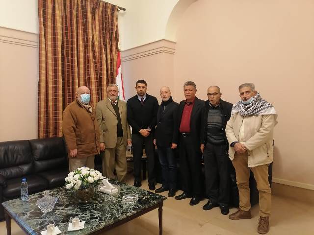 الحسن يبحث أوضاع العمالة الفلسطينية في لبنان