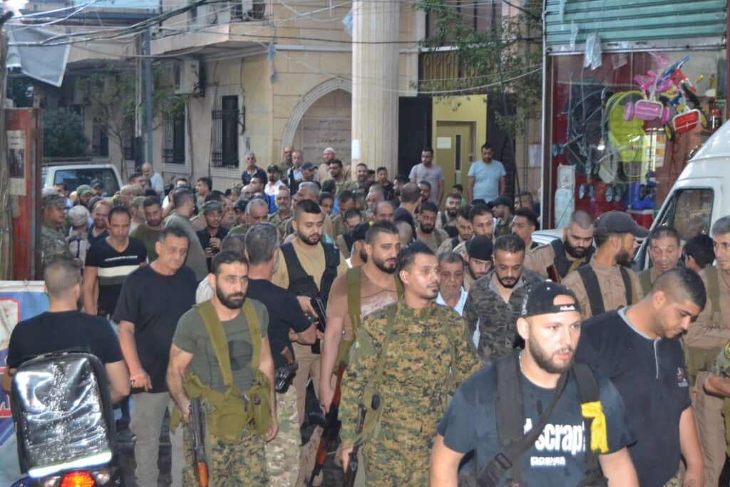 إنتشار القوة الأمنية المشتركة في مخيم برج البراجنة