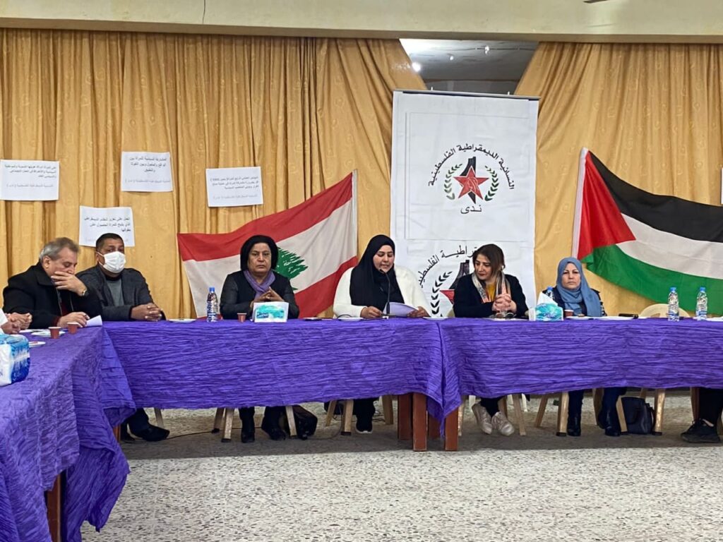 ورشة نقاشية لـ “ندى” في مخيم البص