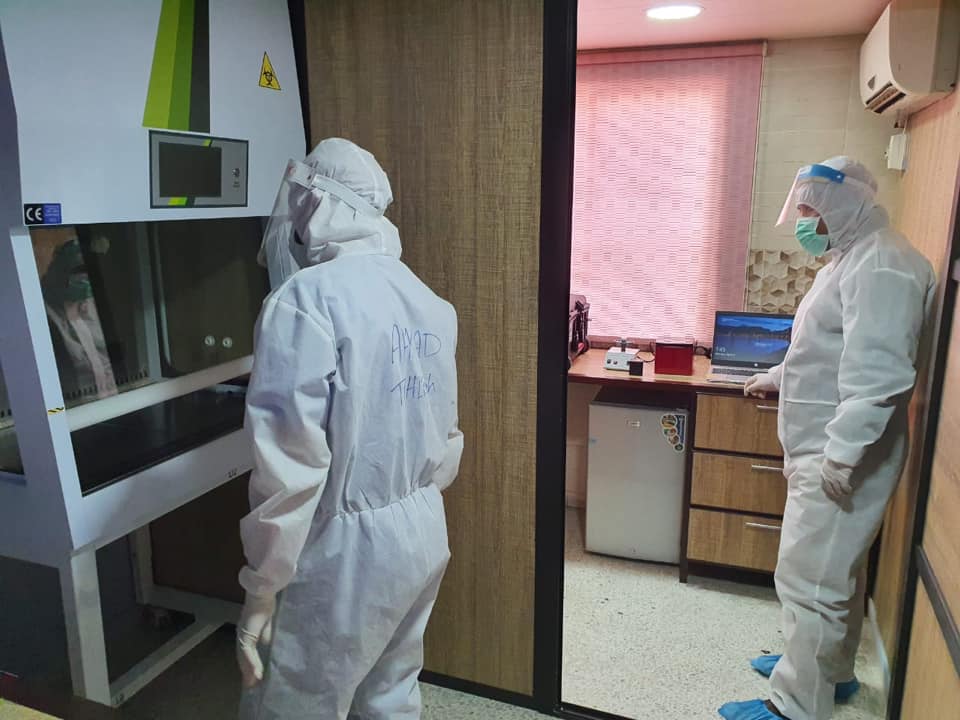 أبو العينين يعلن قرب إفتتاح قسم مرضى الكورونا
