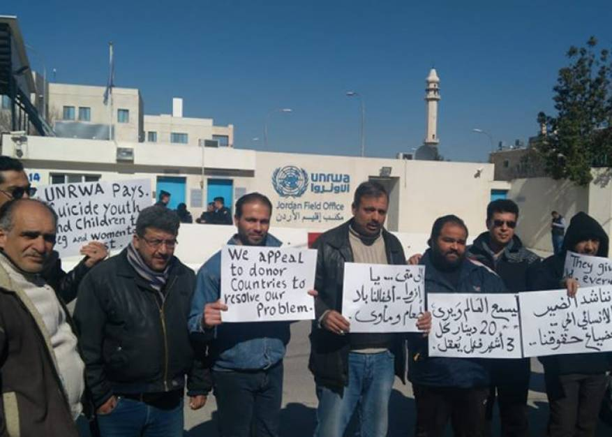 النازحون الفلسطينيون من سوريا ضعفاء للغاية في الأردن