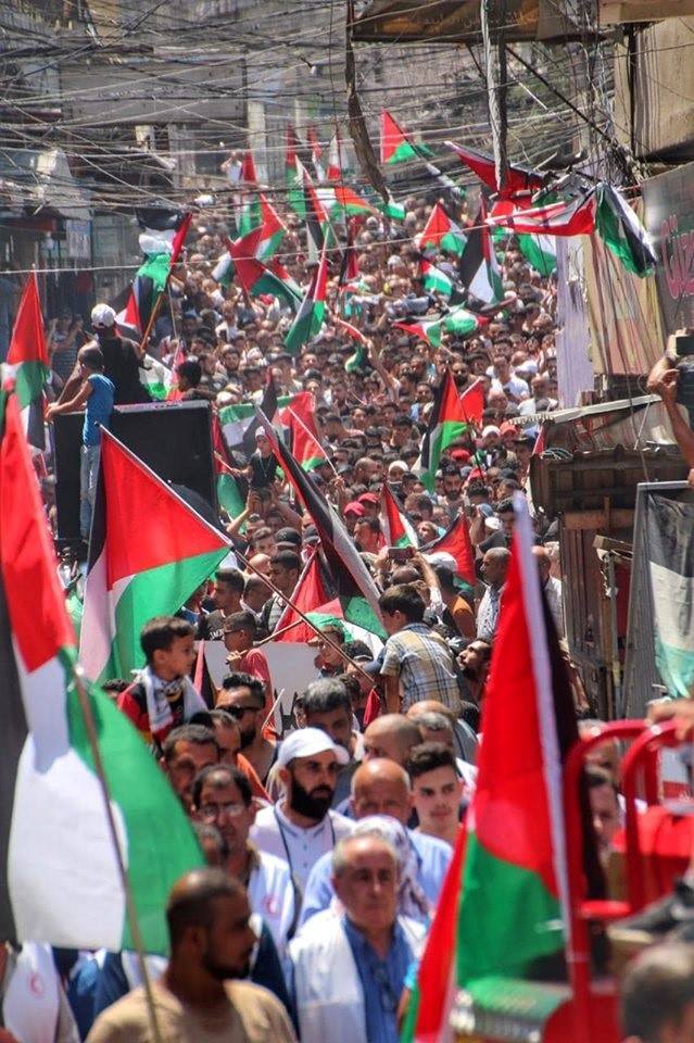 وقف الإحتجاجات الفلسطينية على إجراءات وزارة العمل اللبنانية