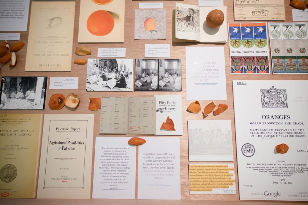 حرم تتحدث عن برتقال يافا في دارة الفنون