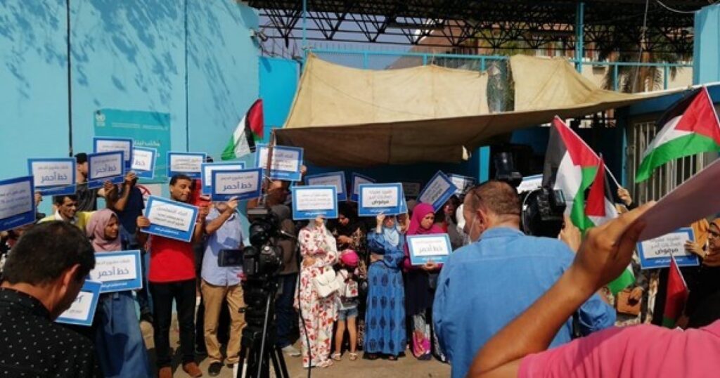 الهيئة تستغرب إنذار المعلمين المعتصمين أمام مقر الأونروا