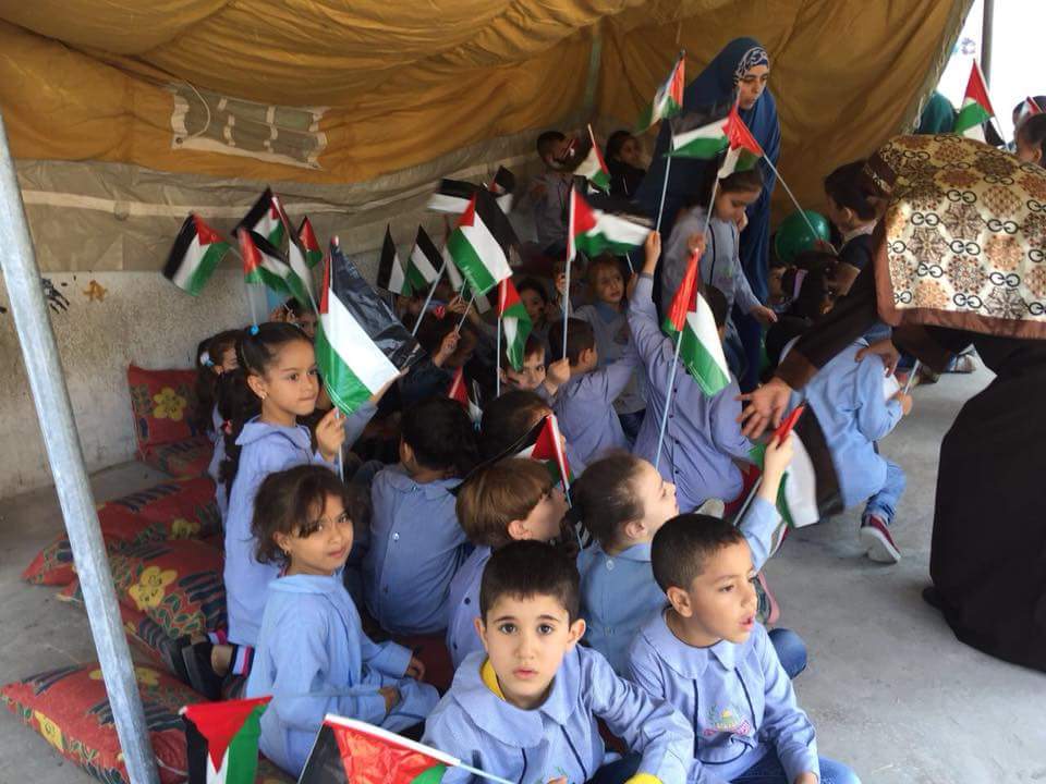 طلاب البداوي يحيون ذكرى سبعينية النكبة