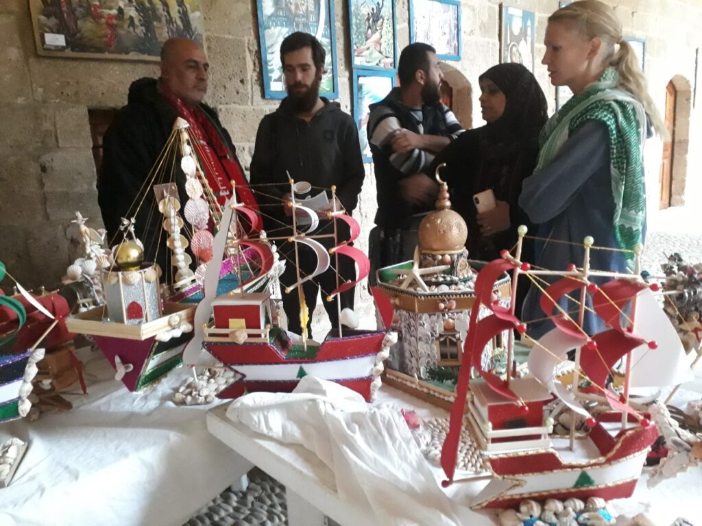 إنطلاق مهرجان النورس الثقافي في خان الإفرنج