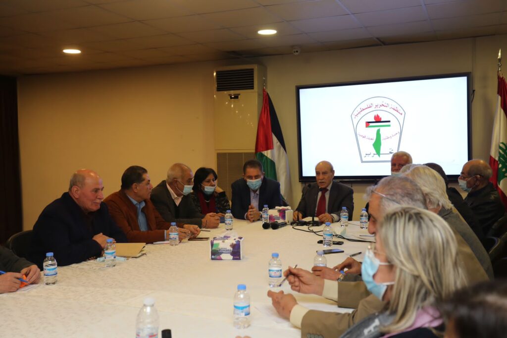 أعضاء المجلس الوطني في لبنان يؤكدون على أمن المخيمات