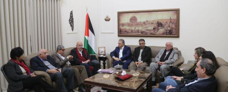 ملتقى الحوار يبحث أوضاع الفلسطينيين مع دبور