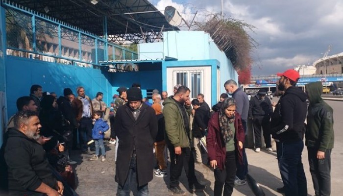 إعتصام في نهر البارد لإعمار البيوت المدمرة