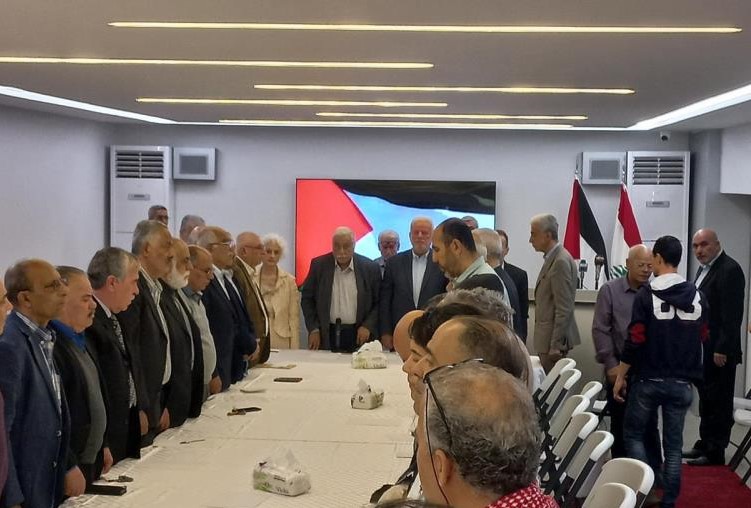 لقاء حاشد في السفارة الفلسطينية للتضامن مع الأسرى