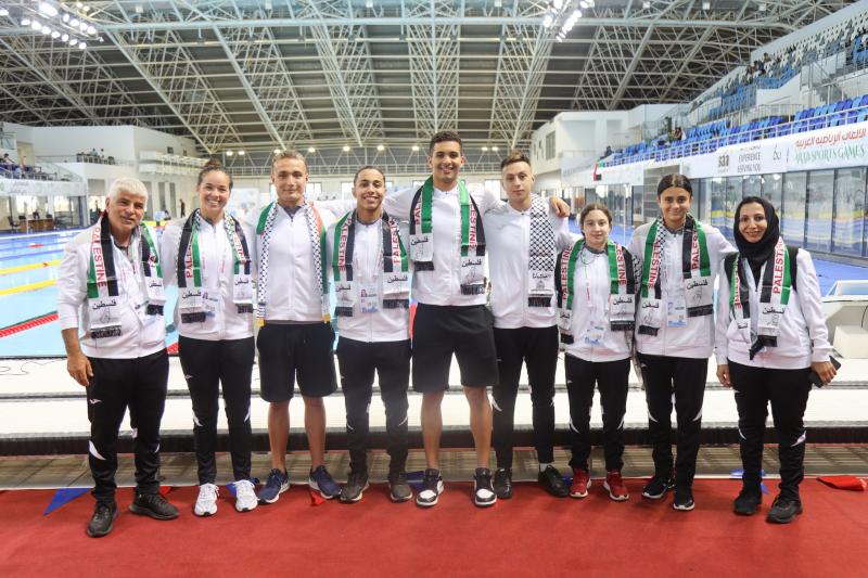 15 ميدالية للاعبين الفلسطينيين في دورة الجزائر